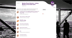 Desktop Screenshot of bandon.tel